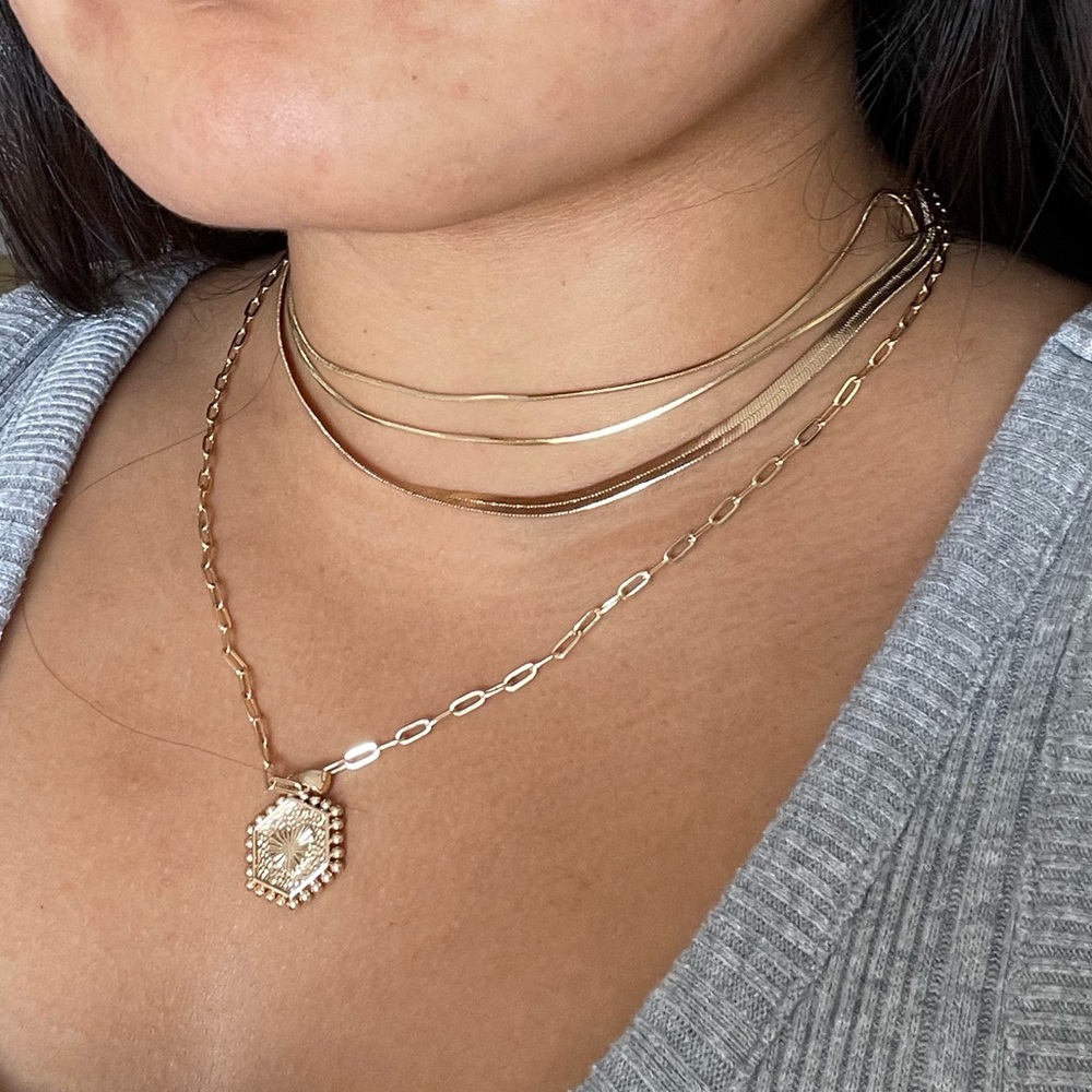 🛍B U N D L E 🛍NEW! NEVER USED / ALDO / 2 Gold Jewelry Necklace Set